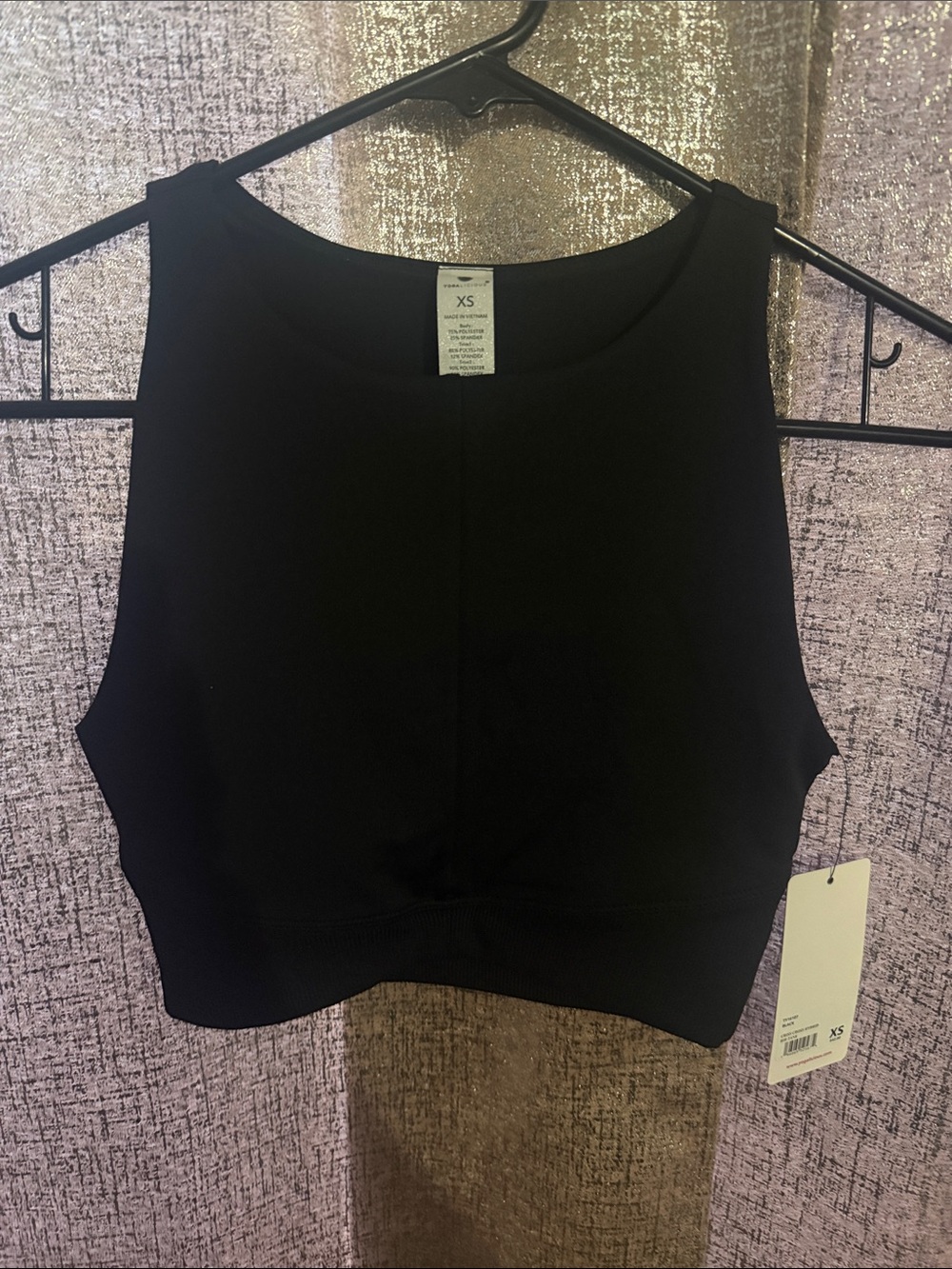 Yogalicious black tank top